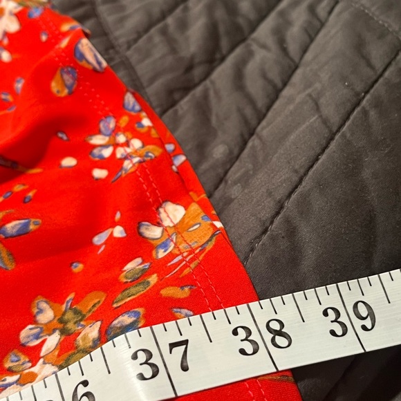 London Times v-neck empire waist short sleeve midi dress- new w/o tags- 2X - Picture 7 of 7